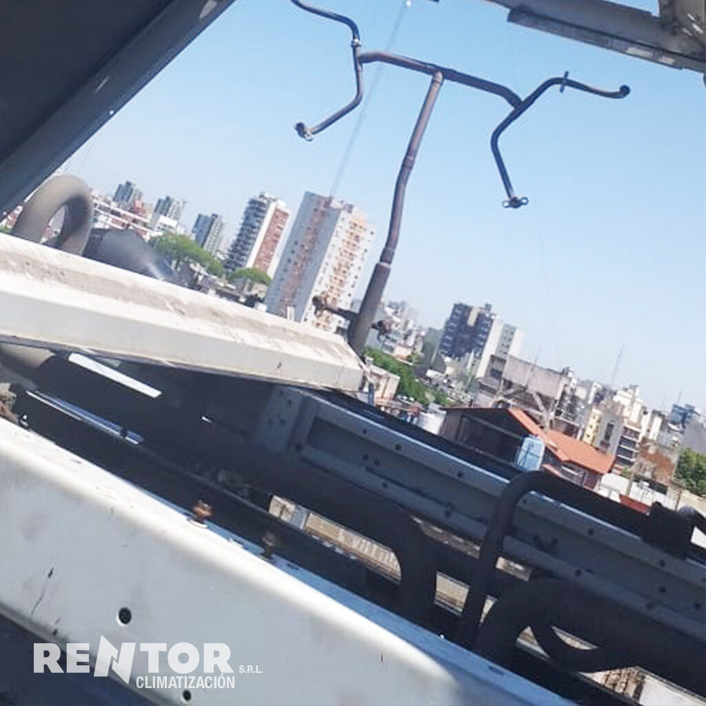 Lugar donde se instalará la nueva unidad de aire en Usina del Arte.